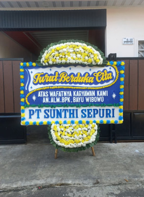 Papan Bunga Duka di Cibentang